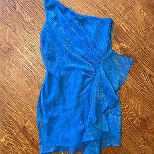 Adelyn Rae Elegant Blue Dress- size small
